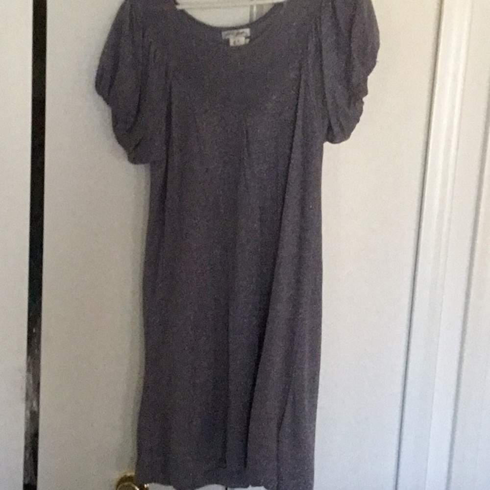 Grey, glittery Mini dress